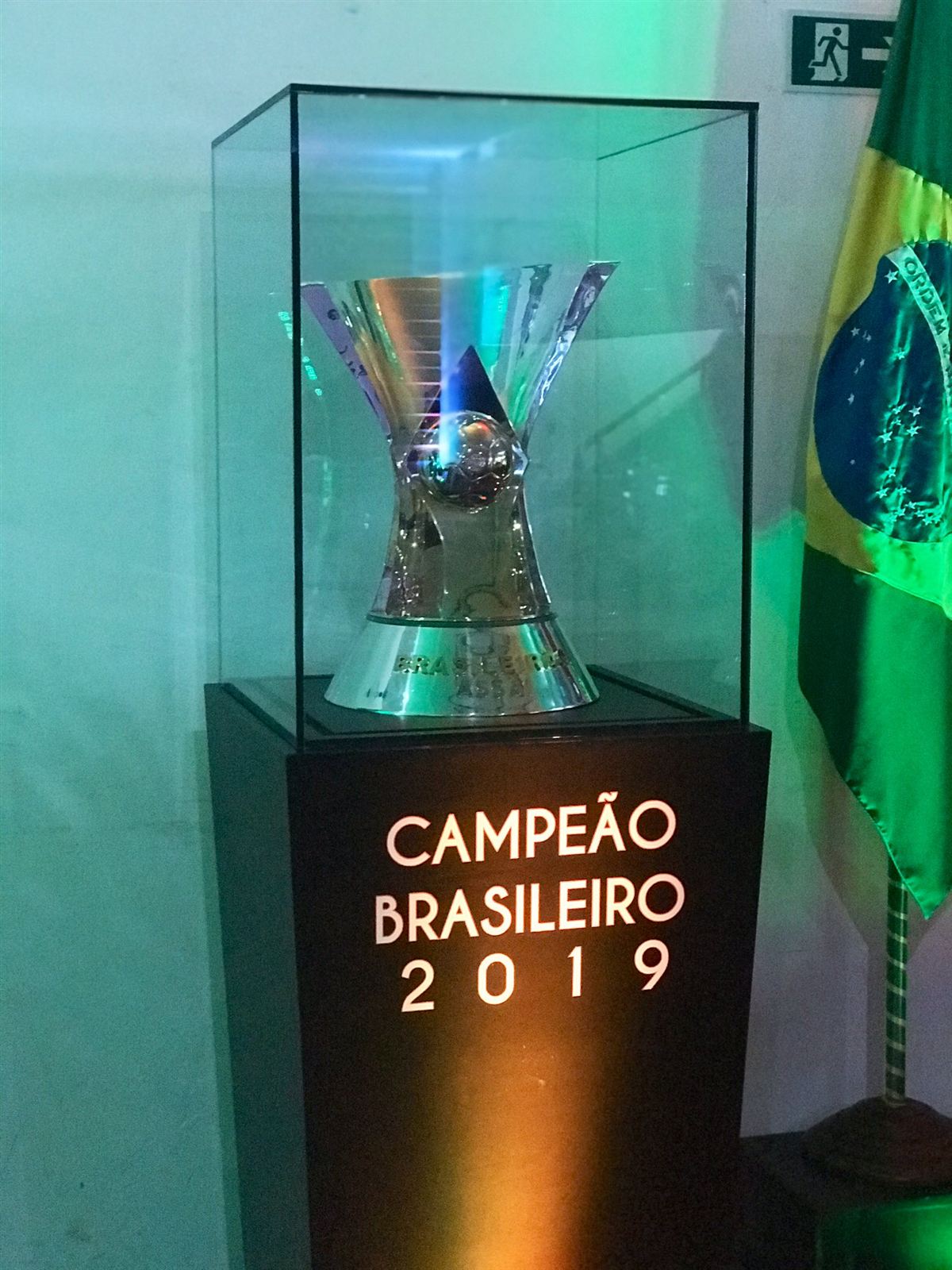 Taça do Campeonato Brasileiro de 2019 em exposição