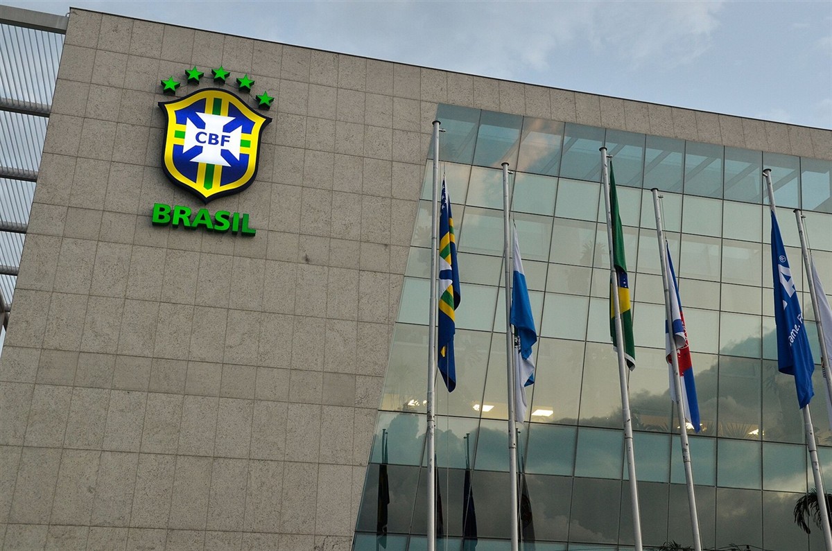 Fachada da sede da Confederação Brasileira de Futebol no Rio de Janeiro