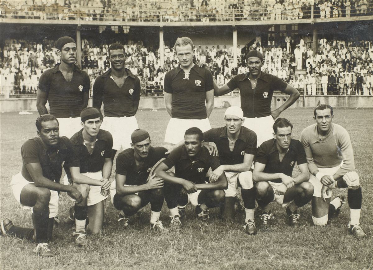 Time do Flamengo posa para fotografia em 1937
