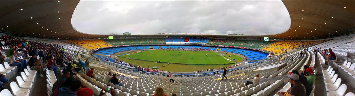 Vista panorâmica do Maracanã antes de Flamengo e São Paulo em 2010