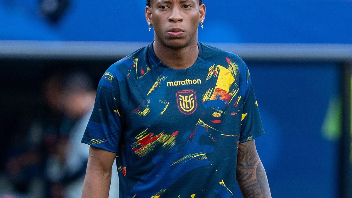 Gonzalo Plata com uniforme do Equador durante a Copa do Mundo de 2026