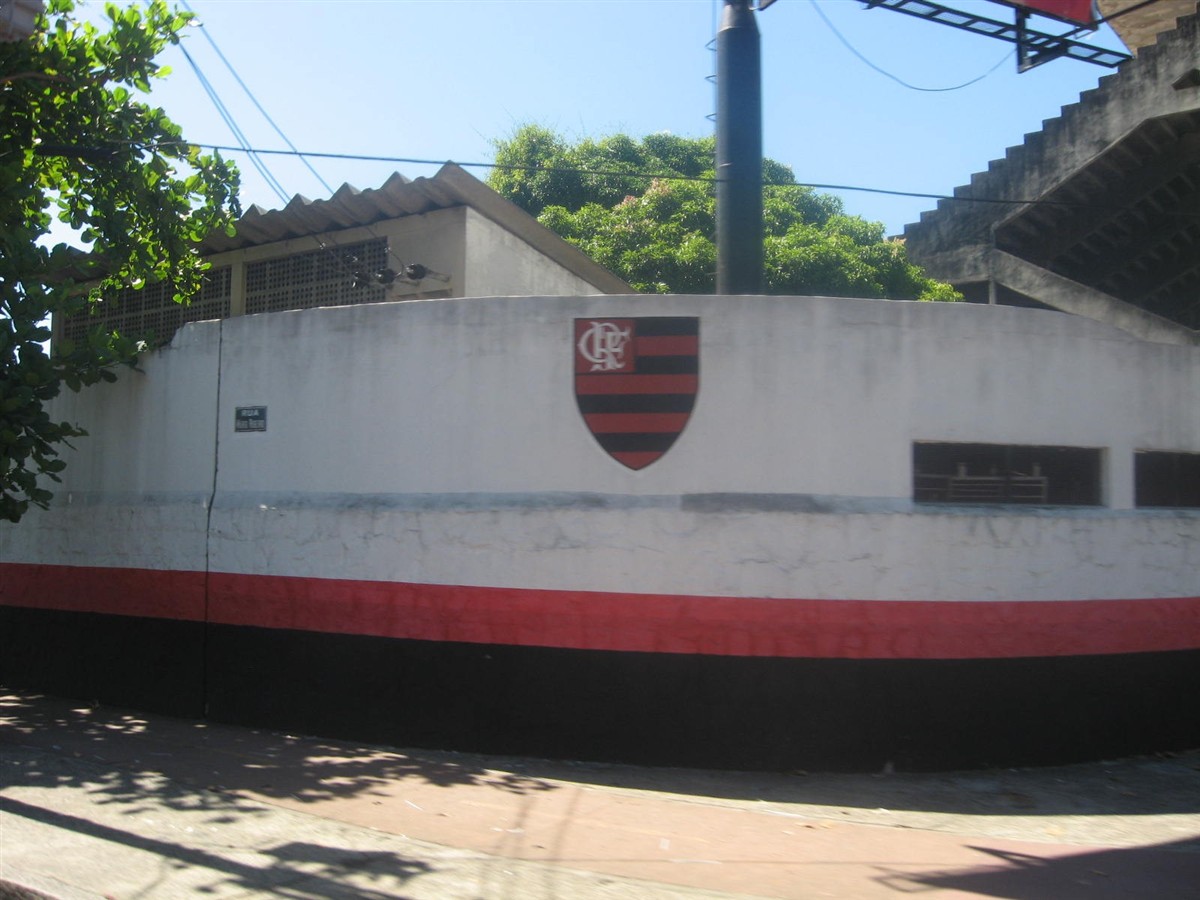 Vista externa da sede do Clube de Regatas do Flamengo na Gávea